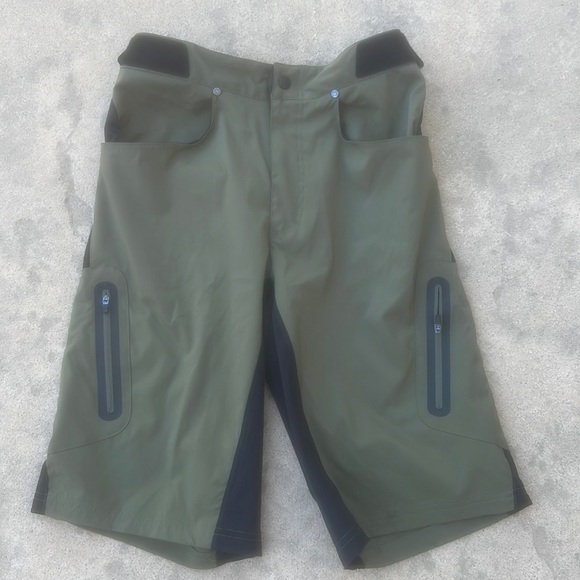 Zoic Ether Shell Green Cylce Shorts Men's Size S - Picture 2 of 14